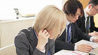 Japanese Sexy Female Boss Fucks Her Subordinates In The Office Sarina Momonaga Uncensored