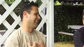 Ash-blonde Teem From Germany Having Joy with 2 Schlongs
