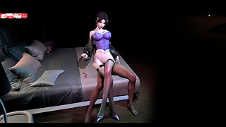 Shrine Girl Deep Throat at Midnight - 3D Animation- 3D Animation Hentai