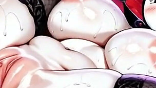 Anime Girl Pussy Destroyed - Crazy Loud Moans & Filled with Thick Cum