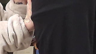 My Stepsister Put on a Movie with Erotic Scenes, and She Couldn't Resist the Urge to Fuck.