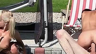 Group of Naughty Young Friends Having Fun