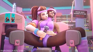 Sfm porn: Big Tits, Blonde  Handjob Porn