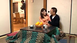 japanese cute house wife fuckin on the Bus and Man is lucky god