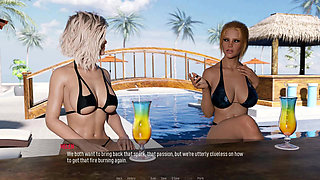 Shared Desires: Sexy Hotwives Topless on the Beach - Episode 2