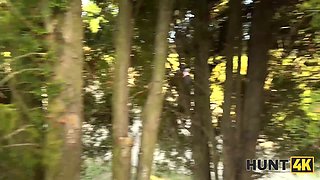 Charlie Dean gets lost in the woods & fucks a stranger in POV