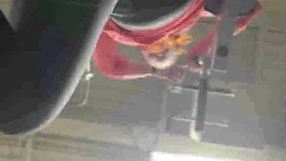 First Time Gym Orgasm!! Cumming at the Gym From an Ab Workout