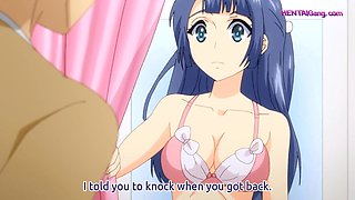 Anime MILF gets on all fours and begs for deep pounding