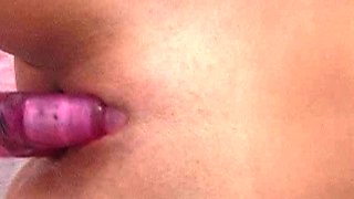 Blonde fisting lezzies outdoor fun with big toys