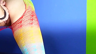 MILF Pussy Couch Training Fisting Squirting Real Orgasm Rainbow Body Prepering for Two Hands Short