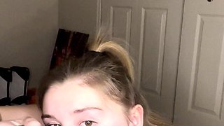 Sexy Slut Gives A Big Cock A Blowjob In The Car