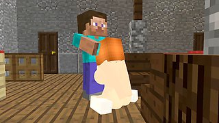 Fabulous manga porn animation featuring Minecraft Jenny and Xhatihentai