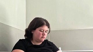 Public washroom & car jerk off