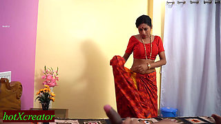Indian Desi Real Stepmom Sex with Romantic Hot Talking!
