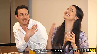 Mature4k. Lynna Nilsson helps to lose innocence