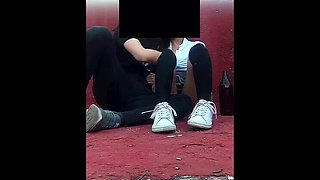 Hot Mexican Students Jorge & Sophi B Caught Fucking in Class - Public Sex & Blowjob, Part 1