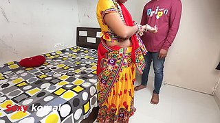 Sexy Komal Garba Dance to Desi Doggystyle Fuck - Big Tits Indian Teen Homemade HD
