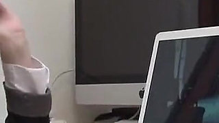 First day at work our new secretary gets analized by the boss