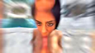 Pregnant Sexy Latina Pounded POV in Every Pool Position