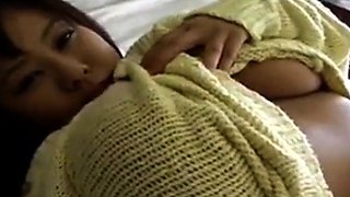 Fuko's Big Sweater - Asian Amateur with Huge Braless Tits