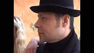 Hot French Blonde Babes Share Dick in Hardcore Threesome