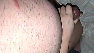 Unorthodox Step Mom Unplanned handjob on step son big dick