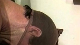 Vintage blowjob titfuck hairy pussy drilling