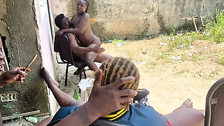 Friends Orgy Party - Amateur Gangbang with Big Ass Ebony Blowjob