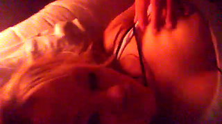 Lovely Shy is Showing off some pussy and big natural tits