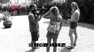 Titopia featuring Ashley Jensen and Brea Bennett's handjob dirt