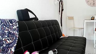 Blonde teen Sierras first erotic masturbation video