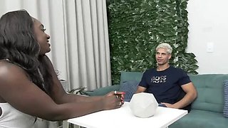 BLACK PORNSTAR FERNANDA CHOCOLATTE TAKES IT RAW FROM JOHNNY GAB