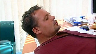 Hot secretary with stunning big boobs gets fucked by her boss in office