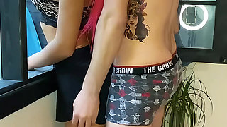 Turkish girl with pink hair