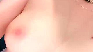 Big boob brunette masturbates on webcam