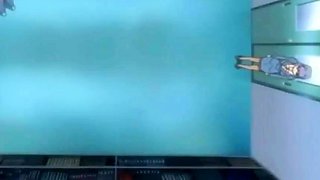 Gym MILF Is DP'd by Student and Fucked Until Creampie