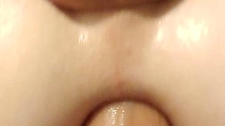 Sissy gurl dildo play