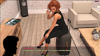 Haley Story #5 - Johannes tried to play with Haley's pussy