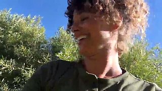 Big Booty Best Friend Cheats With Me in Public - Doggystyle & Blowjob Outdoor Sex