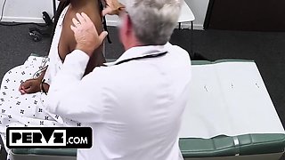 Ophelia Purr, Darren James And Amari Anne - Black Babe Receives Special Treatment From A Horny White Doctor And His Nurse