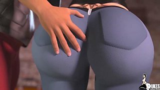 Biker MILF Gangbang First Time - BBC Threesome with Tattooed StepMom