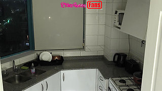 Sexy Stepmom in Kitchen - Video for Fans