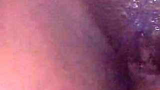 Hot Ebony Babe Front View Dick Rubbing Her Pussy Slow Motion