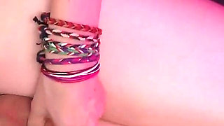 Prostate massage with epic cumshot