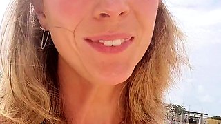Solo masturbation of a beautiful amateur blonde
