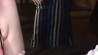 Trashy Punk-slut Gets Fucked Raw and Pissed on at Creampie Gangbang