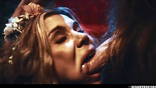 Hardcore Monster Fucking Parody - Futa Minotaur Medieval Fantasy with Ava Amira Swallowing Cum