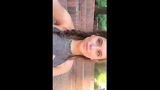 Close up Outdoor bdsm dorm handjob outdoor