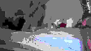 Arab Wife Gets Fucked Doggy Style While Cuckold Husband Watches Her Take a Creampie