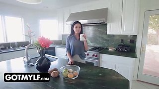 Step Mom With Giant Tits Titty Fucks Me - POV Taboo Fantasy